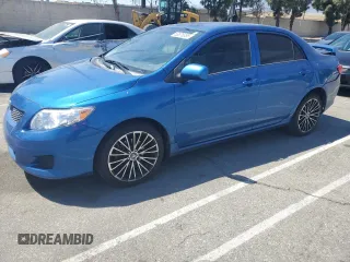 2009 Toyota Corolla with VIN JTDBL40E399093172, listed as a Copart auction lot 53878355 with 135,317 mi miles and Salvage Title. Bid and sale history available at carsss.com. Image 1.