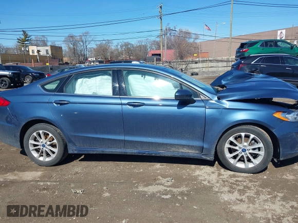 2019 Ford Fusion SE with VIN 3FA6P0H75KR238698, listed as a IAAI auction lot 41817222 with 1 mi miles. Bid and sale history available at carsss.com. Image 13.
