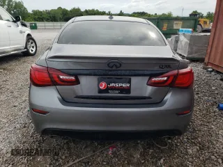 2018 Infiniti Q70 Luxe with VIN JN1BY1PP6JM330555, listed as a Copart auction lot 59846424 with 55,438 mi miles and Salvage title. Bid and sale history available at DreamBid. Image 6.