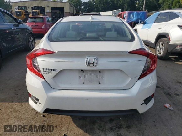 2017 Honda Civic Sedan EX-T with VIN 19XFC1F45HE205138, listed as a Copart auction lot 68492574 with 80,797 mi miles and Salvage Title. Bid and sale history available at carsss.com. Image 6.