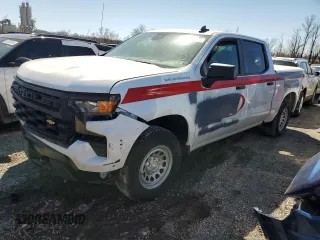 2022 Chevrolet Silverado 1500 with VIN 3GCPDAEK6NG536358, listed as a Copart auction lot 43649455 with 75,904 mi miles and Salvage Title. Bid and sale history available at DreamBid. Image 1.