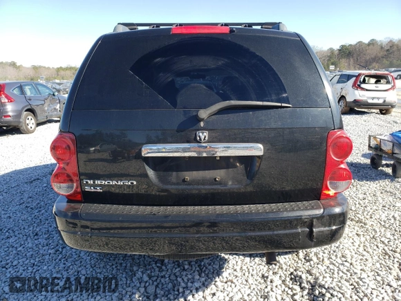 2005 Dodge Durango SLT with VIN 1D4HB48N45F595821, listed as a Copart auction lot 87407984 with 149,198 mi miles and Salvage title. Bid and sale history available at DreamBid. Image 6.