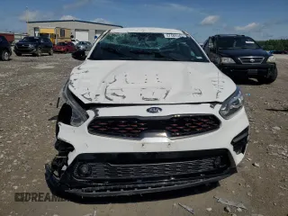 2021 Kia Forte GT-Line with VIN 3KPF34AD1ME330415, listed as a Copart auction lot 57488545 with 46,074 mi miles and Salvage title. Bid and sale history available at DreamBid. Image 5.