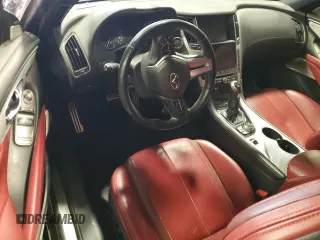 2018 Infiniti Q60 Red Sport 400 with VIN JN1FV7EL5JM630102, listed as a Copart auction lot 46364025 with Not Provided miles and Salvage Title. Bid and sale history available at carsss.com. Image 8.