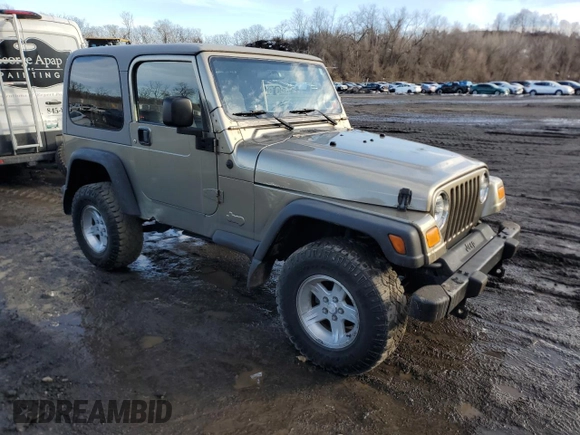 2004 Jeep Wrangler Sport z VIN 1J4FA49SX4P723705, wystawiony jako Copart lot #46944215 z przebiegiem 157 731 mil mil oraz Czysty tytuł • Clean title. Historia ofert i sprzedaży dostępna na DreamBid. Obrazek 4.