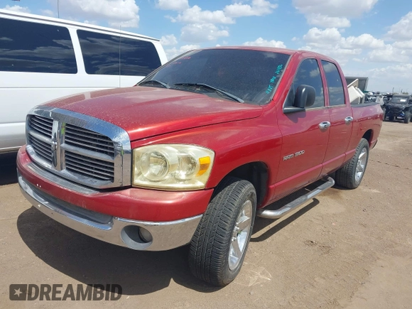 2007 Dodge Ram 1500 SLT with VIN 1D7HA18277S261836, listed as a IAAI auction lot 41950820 with 132,830 mi miles. Bid and sale history available at carsss.com. Image 2.