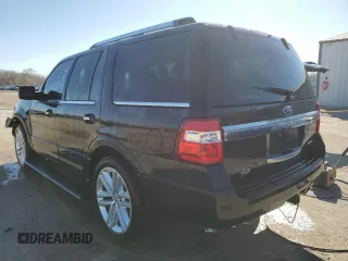 2015 Ford Expedition Platinum with VIN 1FMJU1MT4FEF31597, listed as a Copart auction lot 50066065 with 157,523 mi miles and Salvage title. Bid and sale history available at DreamBid. Image 2.