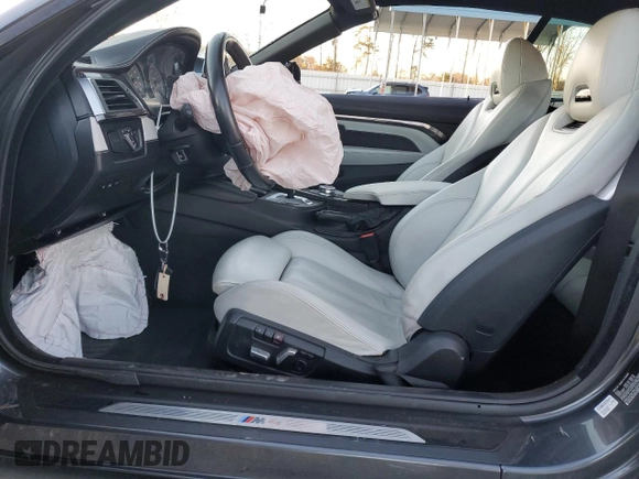2018 BMW M4 with VIN WBS4Z9C50JEA24236, listed as a Copart auction lot 84741504 with Not provided miles and Salvage title. Bid and sale history available at DreamBid. Image 7.