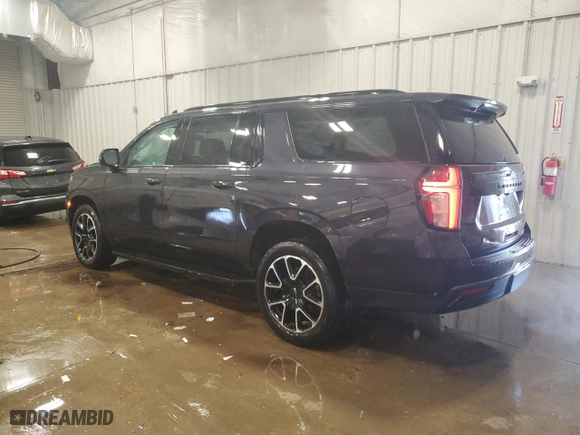 2022 Chevrolet Suburban RST with VIN 1GNSKEKDXNR304320, listed as a Copart auction lot 48899845 with 64,619 mi miles and Non Repairable. Bid and sale history available at carsss.com. Image 2.