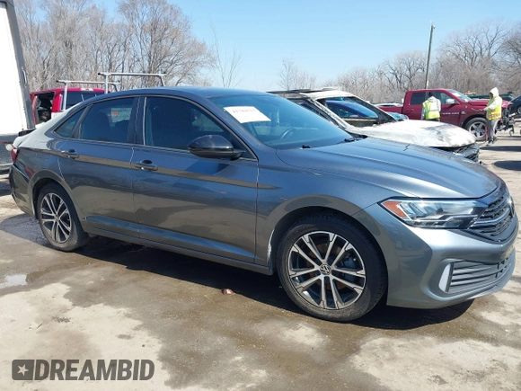 2022 Volkswagen Jetta Sport with VIN 3VWBM7BU6NM017084, listed as a IAAI auction lot 41784555 with 60,364 mi miles and . Bid and sale history available at DreamBid. Image 13.