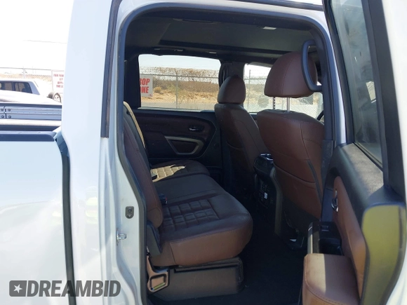 2024 Nissan Titan Pro-4X with VIN 1N6AA1ED3RN104028, listed as a IAAI auction lot 41837183 with 12,267 mi miles and . Bid and sale history available at DreamBid. Image 8.