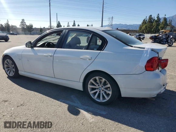 2011 BMW 3 Series 328i with VIN WBAPH5C55BF093378, listed as a Copart auction lot 50389725 with 99,387 mi miles and Salvage Title. Bid and sale history available at carsss.com. Image 2.