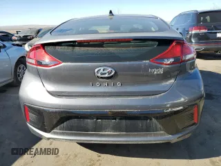 2019 Hyundai Ioniq Blue with VIN KMHC65LC7KU162553, listed as a Copart auction lot 82492024 with Not Provided miles and Salvage Title. Bid and sale history available at DreamBid. Image 6.