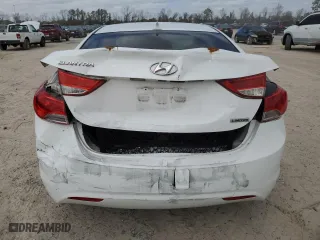 2012 Hyundai Elantra GLS PZEV with VIN 5NPDH4AE3CH123942, listed as a Copart auction lot 48427165 with 105,483 mi miles and Salvage Title. Bid and sale history available at carsss.com. Image 6.