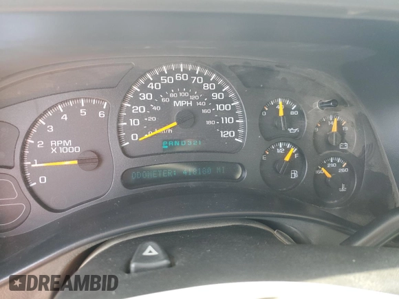 2005 Chevrolet Silverado 1500 LS z VIN 1GCEK19T55E193176, wystawiony jako Copart lot #52181185 z przebiegiem 418 180 mil mil oraz Czysty tytuł • Clean title. Historia ofert i sprzedaży dostępna na DreamBid. Obrazek 9.