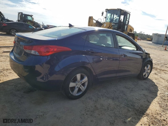2013 Hyundai Elantra GLS PZEV with VIN 5NPDH4AE5DH389609, listed as a Copart auction lot 46397655 with 171,940 mi miles and Clean Title. Bid and sale history available at carsss.com. Image 3.