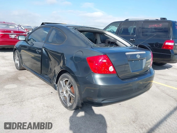 2006 Scion tC with VIN JTKDE167060074288, listed as a IAAI auction lot 37729781 with 119,836 mi miles. Bid and sale history available at carsss.com. Image 3.