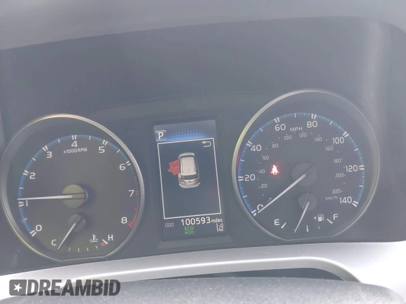 2018 Toyota RAV4 LE with VIN JTMBFREV5JJ738405, listed as a IAAI auction lot 41956145 with 100,593 mi miles and . Bid and sale history available at DreamBid. Image 7.