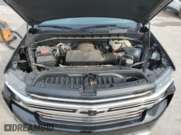 2019 Chevrolet Silverado 1500 High Country with VIN 1GCUYHEL9KZ267244, listed as a Copart auction lot 46989495 with 93,018 mi miles and Salvage Title. Bid and sale history available at carsss.com. Image 11.