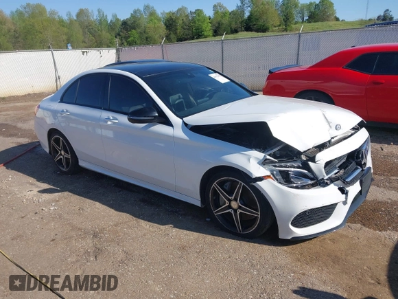2016 Mercedes-Benz C 300 with VIN 55SWF4JB9GU112726, listed as a IAAI auction lot 41975091 with 110,343 mi miles and . Bid and sale history available at carsss.com. Image 1.
