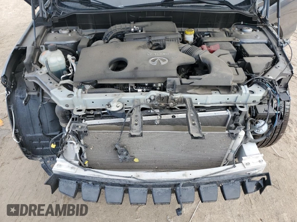 2022 Infiniti QX50 LUXE with VIN 3PCAJ5BA0NF116408, listed as a Copart auction lot 74469444 with 25,624 mi miles and Salvage Title. Bid and sale history available at carsss.com. Image 12.