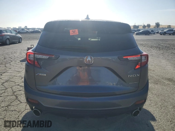 2021 Acura RDX w/A-Spec Package z VIN 5J8TC2H69ML010461, wystawiony jako Copart lot #56230295 z przebiegiem 80 687 mil mil oraz Szkoda całkowita • Salvage title. Historia ofert i sprzedaży dostępna na DreamBid. Obrazek 6.