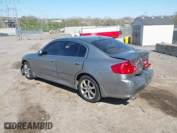 2005 Infiniti G35 with VIN JNKCV51F15M308050, listed as a IAAI auction lot 42048464 with Not Provided miles. Bid and sale history available at carsss.com. Image 3.