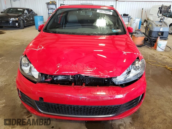 2010 Volkswagen Golf GTI z VIN WVWEV7AJ3AW392395, wystawiony jako Copart lot #50179475 z przebiegiem 124 420 mil mil oraz Szkoda całkowita • Salvage title. Historia ofert i sprzedaży dostępna na DreamBid. Obrazek 5.