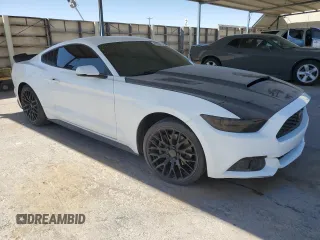 2017 Ford Mustang EcoBoost with VIN 1FA6P8TH5H5282467, listed as a Copart auction lot 48639475 with 104,396 mi miles and Clean Title. Bid and sale history available at carsss.com. Image 4.