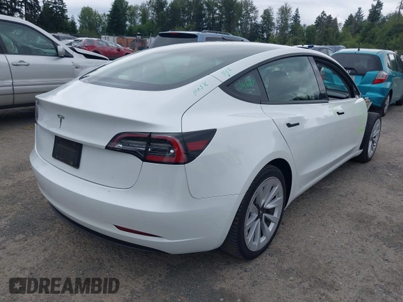 2023 Tesla Model 3 z VIN 5YJ3E1EA9PF431356, wystawiony jako IAAI lot #42620155 z przebiegiem 101 626 mil mil oraz . Historia ofert i sprzedaży dostępna na DreamBid. Obrazek 4.