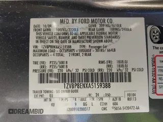 2010 Ford Mustang V6 с VIN 1ZVBP8ENXA5159388, выставлен на аукционе IAAI как лот 41433762 с пробегом 59 546 миль миль и . История ставок и продаж доступна на DreamBid. Изображение 9.