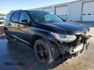 2019 Chevrolet Traverse Premier with VIN 1GNERKKW5KJ290698, listed as a Copart auction lot 88044555 with 104,449 mi miles and Salvage Title. Bid and sale history available at carsss.com. Image 4.