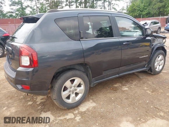 2014 Jeep Compass Sport with VIN 1C4NJCBA1ED725875, listed as a IAAI auction lot 42118863 with 133,136 mi miles. Bid and sale history available at carsss.com. Image 4.