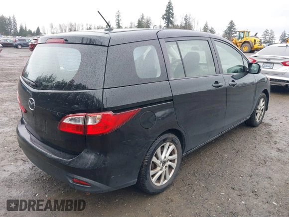 2013 Mazda 5 Sport with VIN JM1CW2BL3D0149779, listed as a IAAI auction lot 41868728 with 110,912 mi miles. Bid and sale history available at carsss.com. Image 4.