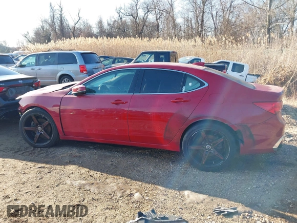 2018 Acura TLX with VIN 19UUB2F30JA002191, listed as a IAAI auction lot 41432550 with 81,233 mi miles. Bid and sale history available at carsss.com. Image 15.