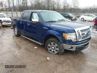 2011 Ford F-150 XL with VIN 1FTFW1CF7BFC45750, listed as a IAAI auction lot 41547167 with 285,644 mi miles. Bid and sale history available at carsss.com. Image 1.