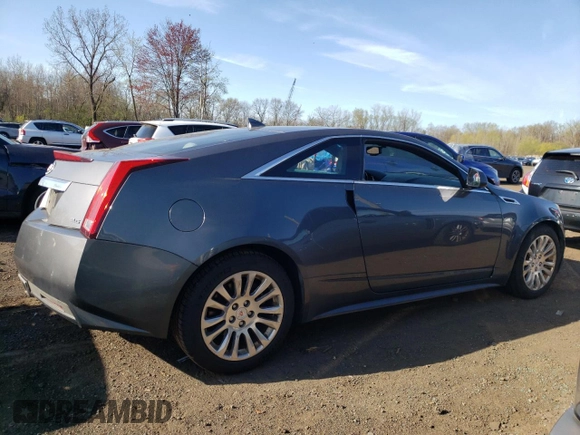 2013 Cadillac CTS Coupe Performance with VIN 1G6DL1E32D0123731, listed as a Copart auction lot 53700945 with 128,733 mi miles and Salvage Title. Bid and sale history available at carsss.com. Image 3.