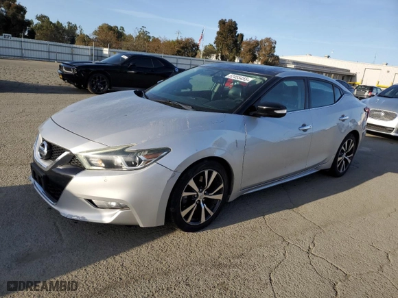 2016 Nissan Maxima 3.5 SV with VIN 1N4AA6APXGC390247, listed as a Copart auction lot 52455455 with 242,044 mi miles and Clean Title. Bid and sale history available at carsss.com. Image 1.