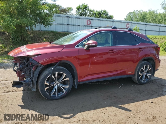 2019 Lexus RX 450h with VIN 2T2BGMCA9KC034099, listed as a Copart auction lot 59495885 with 129,030 mi miles and Clean title. Bid and sale history available at DreamBid. Image 1.