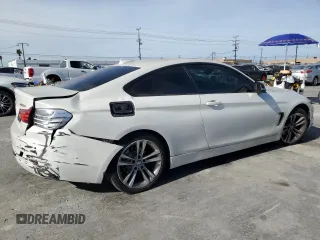 2015 BMW 4 Series 428i with VIN WBA3N3C53FK234442, listed as a Copart auction lot 46535395 with 100,351 mi miles and Salvage Title. Bid and sale history available at DreamBid. Image 3.