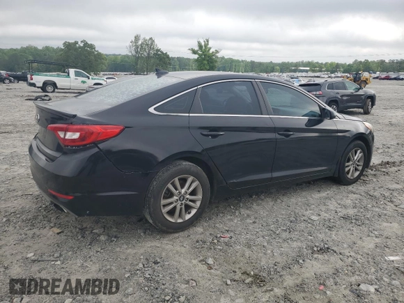 2016 Hyundai Sonata 2.4L with VIN 5NPE24AF7GH307432, listed as a Copart auction lot 54595575 with 142,395 mi miles and Clean Title. Bid and sale history available at carsss.com. Image 3.