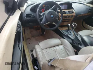 2007 BMW 6 Series 650i with VIN WBAEK13527CN83125, listed as a Copart auction lot 79381004 with 140,844 mi miles and Salvage Title. Bid and sale history available at carsss.com. Image 8.