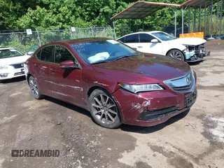 2016 Acura TLX Technology with VIN 19UUB2F51GA009595, listed as a IAAI auction lot 42538470 with 126,555 mi miles and . Bid and sale history available at DreamBid. Image 1.