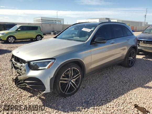 2020 Mercedes-Benz GLC with VIN W1N0G6EB3LF814730, listed as a Copart auction lot 72525244 with 46,978 mi miles and Salvage Title. Bid and sale history available at carsss.com. Image 1.