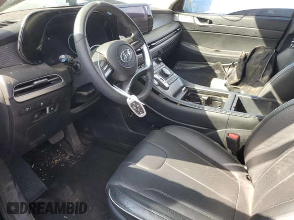 2023 Hyundai Palisade Limited z VIN KM8R54GEXPU551844, wystawiony jako Copart lot #54056995 z przebiegiem 87 024 mil mil oraz Szkoda całkowita • Salvage title. Historia ofert i sprzedaży dostępna na DreamBid. Obrazek 7.