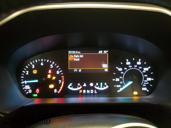 2020 Ford Escape SEL with VIN 1FMCU0H61LUA31728, listed as a Copart auction lot 54824065 with 63,194 mi miles and Salvage title. Bid and sale history available at DreamBid. Image 9.