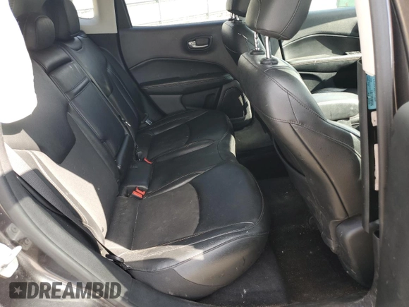 2019 Jeep Compass Latitude with VIN 3C4NJCBB6KT699854, listed as a Copart auction lot 48967185 with 17,666 mi miles and Salvage title. Bid and sale history available at DreamBid. Image 11.
