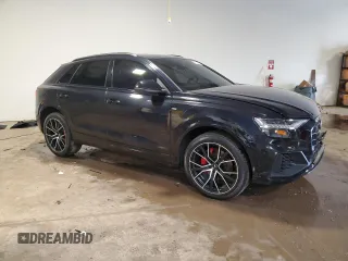 2021 Audi Q8 Premium Plus z VIN WA1EVAF12MD002421, wystawiony jako Copart lot #56870205 z przebiegiem 68 730 mil mil oraz Szkoda całkowita • Salvage title. Historia ofert i sprzedaży dostępna na DreamBid. Obrazek 4.