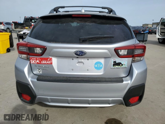 2023 Subaru Crosstrek Premium with VIN JF2GTAPC1P8235998, listed as a Copart auction lot 46813625 with 10,497 mi miles and Salvage title. Bid and sale history available at DreamBid. Image 6.