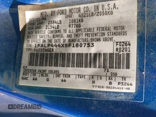 1995 Ford Mustang with VIN 1FALP444XSF180753, listed as a IAAI auction lot 42184136 with 194,084 mi miles and . Bid and sale history available at DreamBid. Image 9.